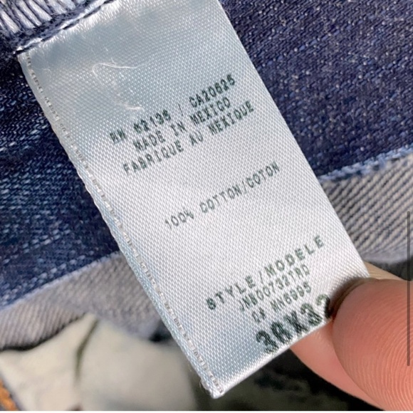 Guess Med Wash Lincoln Slim Straight Jeans 36 - Picture 6 of 14